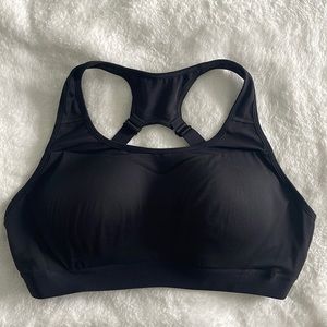 GYMSHARK Black High Support Sports Bra Size L